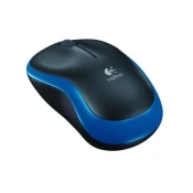 Wireless Miš M185 - Ambidextrous - Optical - RF Wireless - 1000 DPI - Black - Blue
