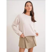 MixRay Pulover Pullover svetlo bež