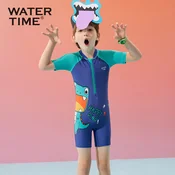 Watertime Jednodelni kupaci kostim za decake, Plavi