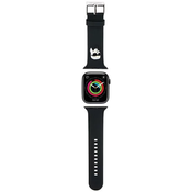 Karl Lagerfeld KLAWMSLKNK Apple Watch Strap 38/40/41mm black 3D Rubber Karl Head (KLAWMSLKNK)