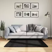 Tepih OVIEDO kratkih vlakana crni 120 x 120 cm