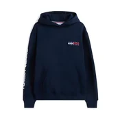 Tommy Jeans Majica mornarska/svetlo modra/češnjevo rdeča/bela