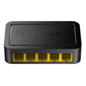 Cudy FS105D LAN 5-Port 10/100 Switch auto-negotiation RJ45 ports (alt S105, ST3105C)