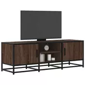 TV ormaric smedi hrast 120x35x41 cm Konstruirano drvo i metal
