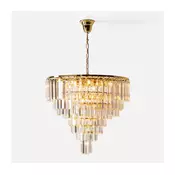 Zuma Line 17701/20-GLD - Luster na lancu VERSAILLES 20xE14/40W/230V zlatna