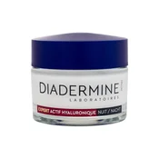 Diadermine Expert Actif Hyaluronique Night Cream nočna vlažilna krema za suho zrelo kožo 50 ml poškodovana škatla za ženske