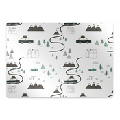 Decormat Podloga za pisarniški stol Motiv potovanja 140x100 cm 2 cm