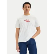 Calvin Klein Jeans Majica SS 20S  LV04RG815G Bela Regular Fit