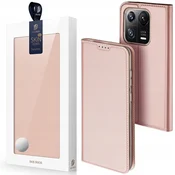 shumee Ovitek Dux Ducis Skin Pro za Xiaomi 13 Pro s preklopnim držalom za kartice in denarnico, roza