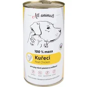 All Animals cons. za pse piščanec mleti 1200g