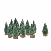 Rayher. Smreke zasnežene, 7cm, set 12