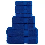 Vidaxl vidaXL 8-delni komplet brisač Premium SOLUND, moder, 600 g/cm2