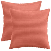 vidaXL Prevleka za blazino 2 pcs HEERLEN Rdeče oranžna 35 x 35 cm