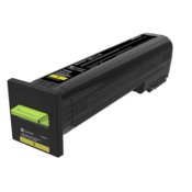Lexmark 82K2XY0 22000pages Yellow laser toner & cartridge