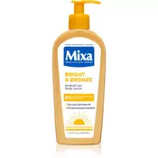 Mixa Bright & Bronze hranjiva krema za tijelo za postupno tamnjenje tena 250 ml