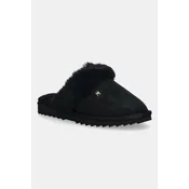 Usnjeni copati Tommy Hilfiger TH SHEARLING HOUSE SHOE