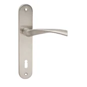 Okovje za vrata COBRA GIUSSY (IN), klika-klika, WC ključ, COBRA IN (nerjaveče jeklo), 90 mm