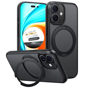 Premium maska Torras Ostand Pro za iPhone 17 - black