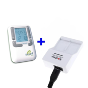 TENS stimulator SaneoPro + polnilec baterij z 9V baterijo