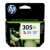 HP 305-XL (3YM63AE), originalna kartuša, barvna, 5ml, Za tiskalnik: HP DESKJET 2700 E-ALL-IN-ONE, HP DESKJET PLUS 4100, HP DESKJET 2320 ALL-IN-ONE,