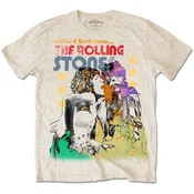 The Rolling Stones Mick & Keith Watercolour Stars Sand M Majica