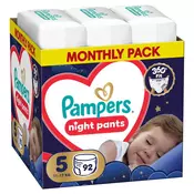 Pampers pelene monthly night pantsS5,11-17kg 92kom