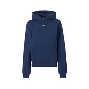 Nike Sportswear Majica Studio Fleece mornarska/bela