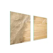 shumee ZAŠČITNA STEKLENA PLOŠČA ZA ŠTEDILNIK 85x52 SAND