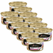 PRO PLAN CAT DELICATE koščki v pašteti Puran 12 x 85 g