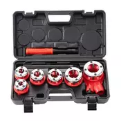 VEVOR Komplet za navojne cevi ročni ročni nastavek 537x91x39 mm oranžen