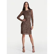 Swing Cocktail obleka 5AI17600 Bež Slim Fit