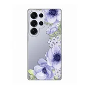 Maska za telefon Silikonska Print Skin za Samsung S938B Galaxy S25 Ultra Blue Roses