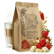 shumee Aromatizirana kava v zrnu, JAGODA Z BELO ČOKOLADO, 1 kg, Green Touch