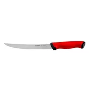 Butchers knife, curved blade, 21 cm, Duo, Red - Pirge