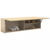Vidaxl vidaXL Stenska kopalniška omarica, hrast sonoma, 100x25x30 cm