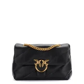 PINKO Ročna torbica Pinko Sacs a main Love Puff Classic Cl Sheep Nap Noir črna