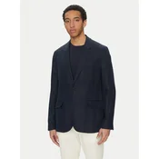 Michael Kors Suknjič CS5100TBEY Mornarsko modra Slim Fit