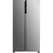 Beko hladnjak SBS GNO5322XPN (E) 177/90 cm, nehrđajući čelik