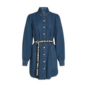 KARL LAGERFELD JEANS Dolga srajca moder denim