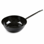 GLOBOKA EMAJLIRANA PONEV Z ROČAJEM 26 CM