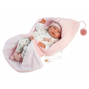 Llorens 73886 NEW BORN GIRL - realisticna beba lutka s punim tijelom od vinila - 40 c