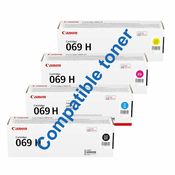 Komplet 4 tonerja CRG-069H (CRG069 H) B+C+M+Y FENIX za Canon i-SENSYS LBP673Cdw, MF752Cdw, MF754Cdw, črn za 7.600 strani, barvni po 5.500 strani