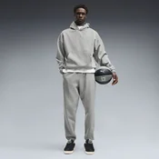 PUMA Fundamentals Fleece Basketball Sweatpants, Clothing, Medium Gray Heather, XS