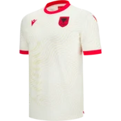 Macron Dres (majica) s kratkim rukavima Macron Albania Authentic Away 2026