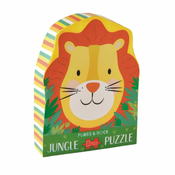 Floss&Rock® Slagalica Jigsaw Puzzle Jungle (12 komada)