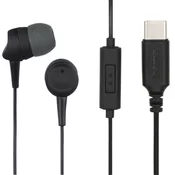 Hama usb-c slusalice+mic za smartfon sea ii, crne ( 184192 )