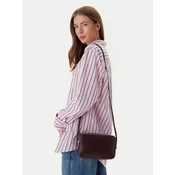 Calvin Klein Ročna torba Emblem Aop Elongated Camera Bag LV04F3268G Bordo rdeča