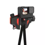 Telesin Helmet Strap držač kacige za sportske kamere, crno/crvena (GP-HBM-MT2)