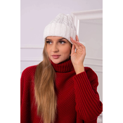 Kesi Cap with turn up Ariana K299 ecru