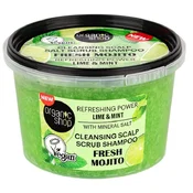 shumee ORGANIK SHOP Čistilni šampon za lasišče s soljo, pilingom, limeto in meto 250 ml